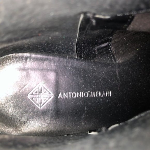 Antonio Melani Bootie Black Leather - Picture 9 of 11